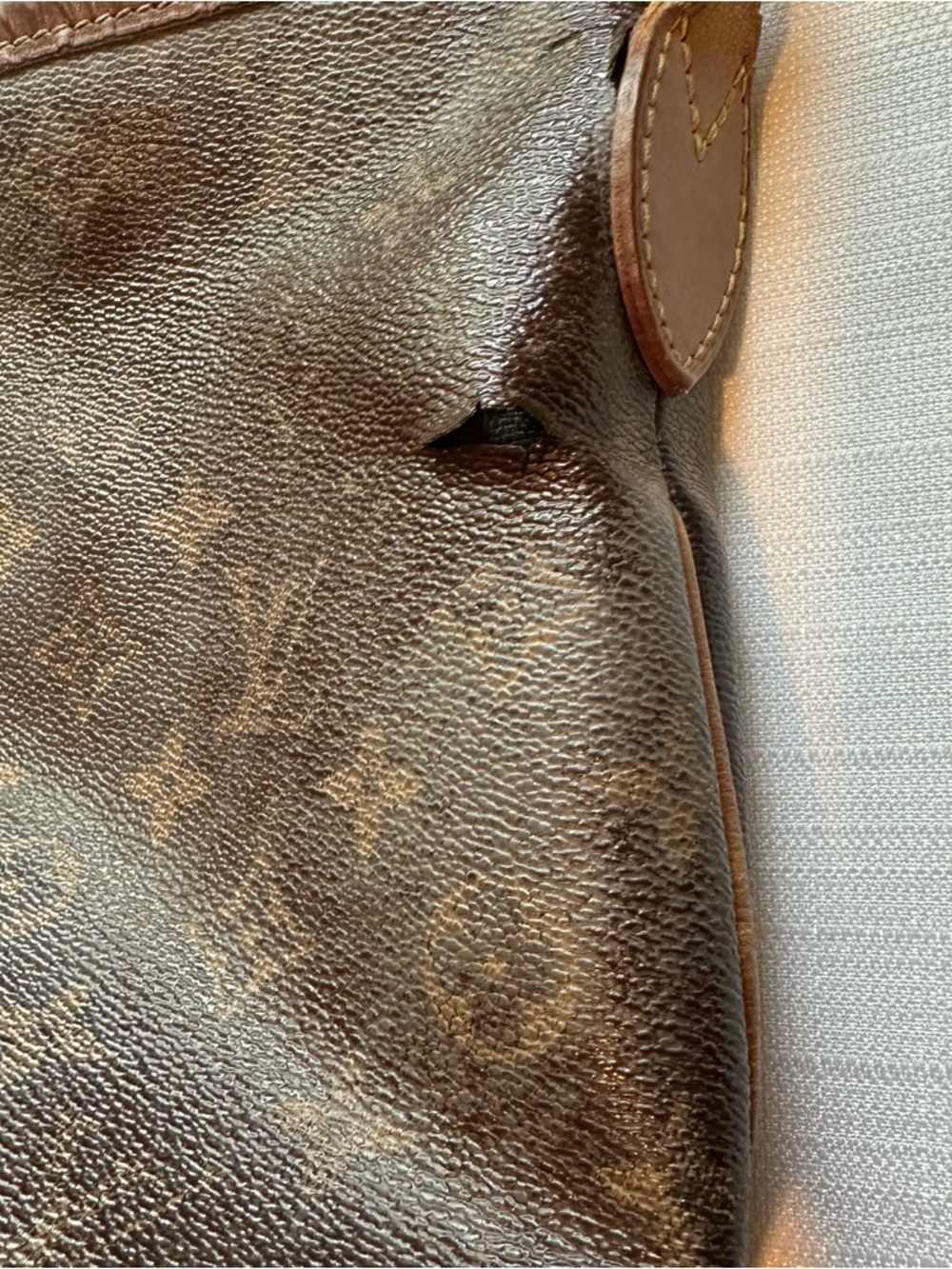 Authentic Louis Vuitton Monogram Vintage Shoulder Bag (Made in USA) - Picture 13 of 16